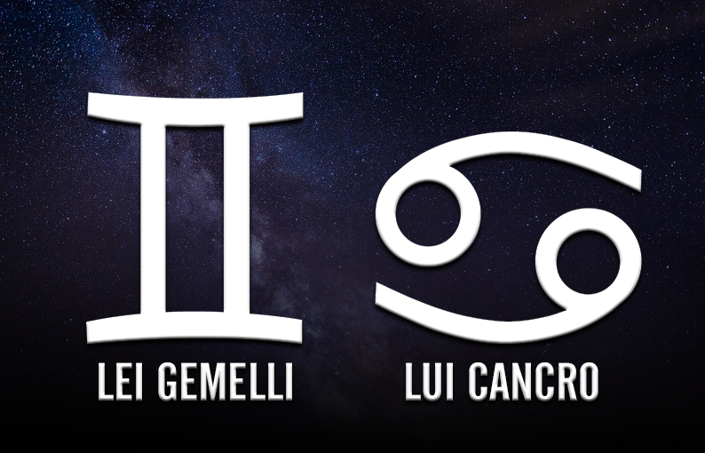 affinità di coppia lei gemelli lui cancro