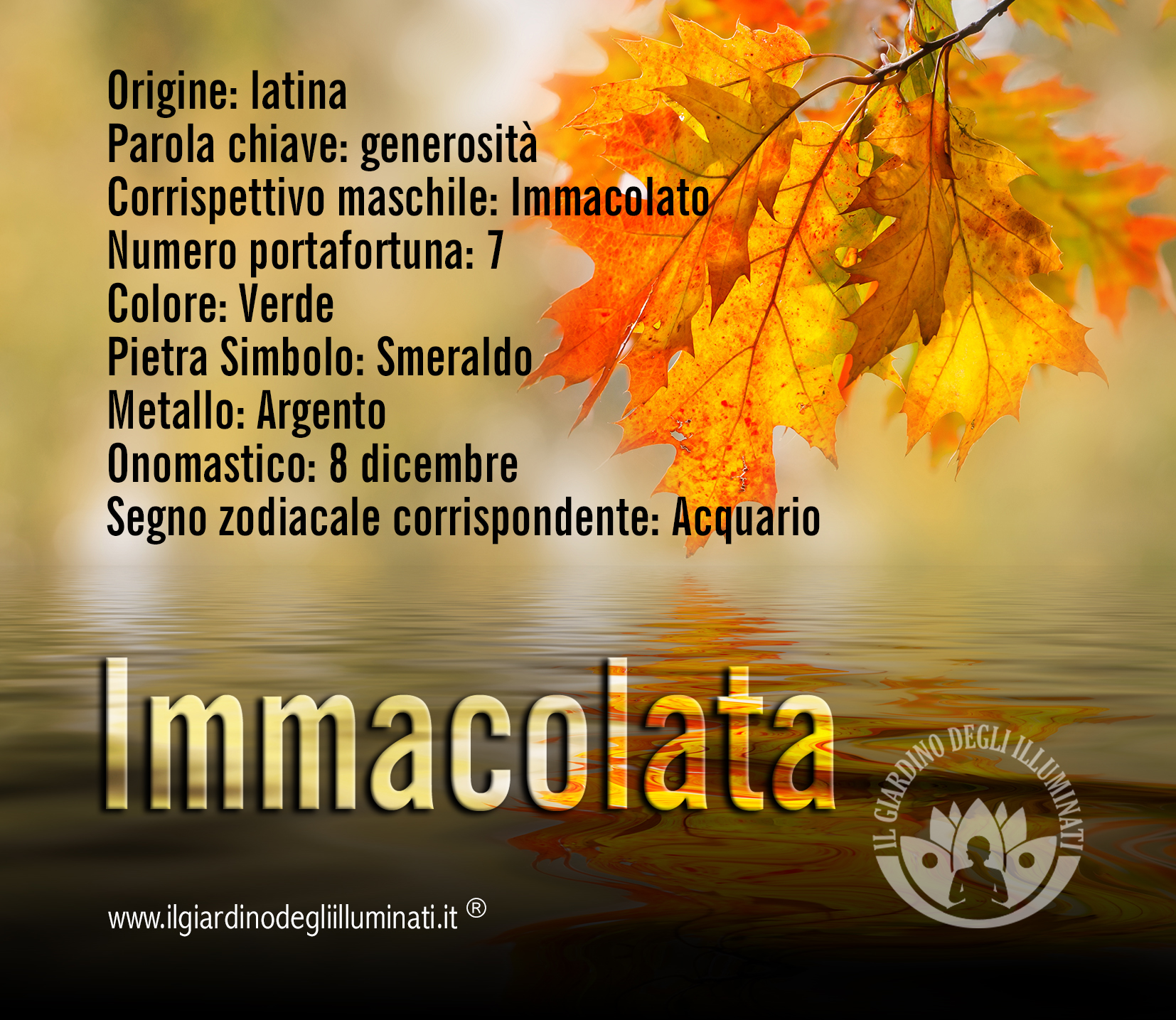 Immacolata significato e origine Immacolata significato e origine
