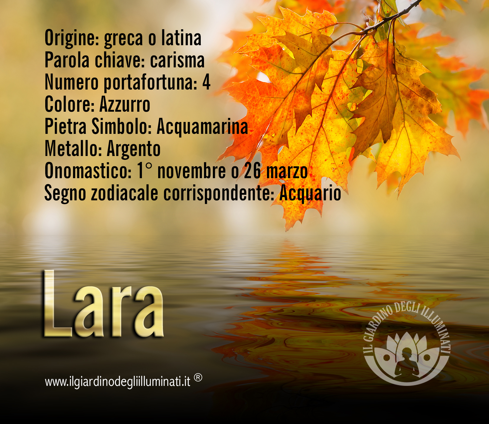 Lara significato e origine