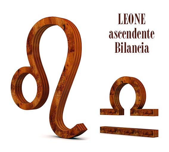 leone ascendente bilancia