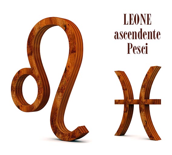 leone ascendente pesci